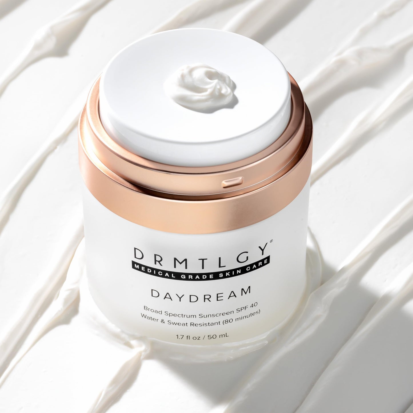 DRMTLGY Day Dream Sunscreen & Face Moisturizer SPF 40 – Water & Sweat-Resistant Sunscreen for Sensitive Skin – UVA/UVB Protection, Skin Care & Makeup Friendly