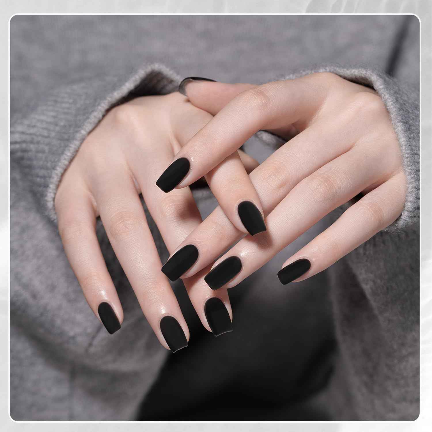 Cat Eye Gel Nail Polish Set with Glitter & Matte Top Coat - 6 Colors