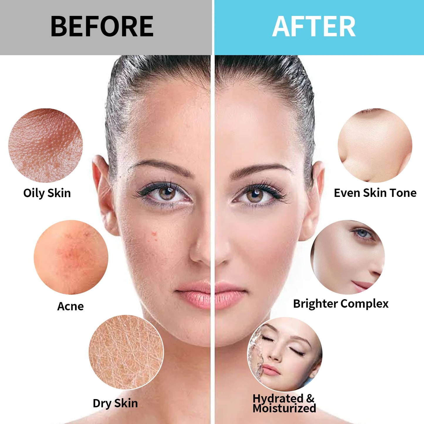 Nielies Vampire + Fresh Mint Jelly Mask, Facial Skin Care- Collagen Peel-Off Jelly Mask Set For Facials, Face Mask For Instant Hydration, Vegan Peel Off Face Mask, For Refreshing