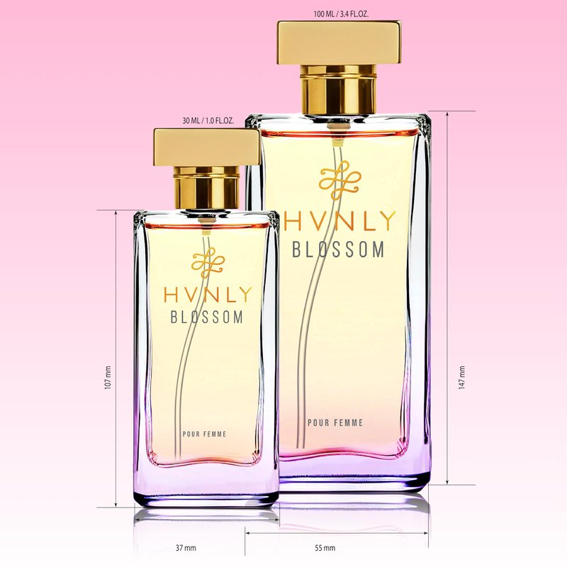 HVNLY Blossom EDP | Perfume For Women | An Ideal Gift | Long Lasting Premium Floral Fragrance | Bergamot, Pink Peppercorn, Patchouli | Best For Office Wear, Daily Wear | 3.4 fl.oz