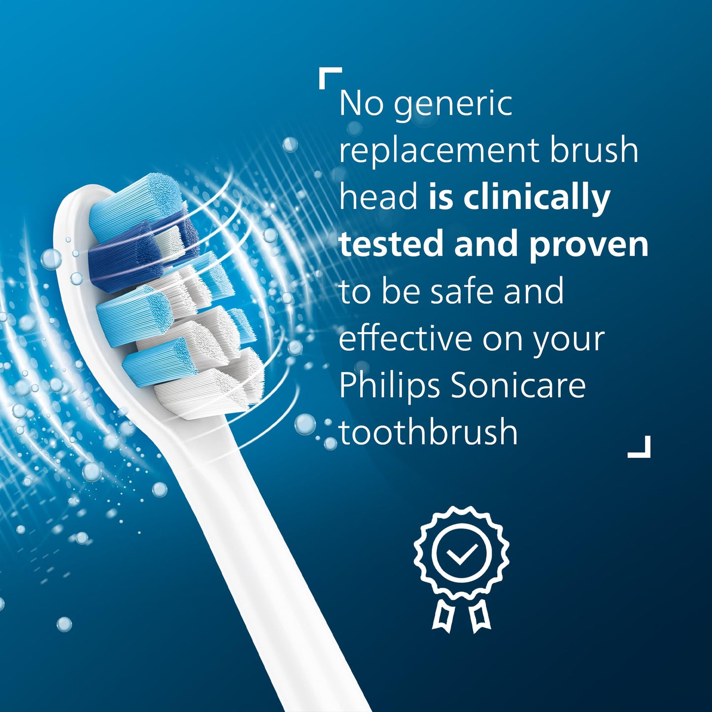Philips Sonicare Optimal Gum Care Replacement Toothbrush Heads, HX9034/65, BrushSync™ Technology, White 4-pk