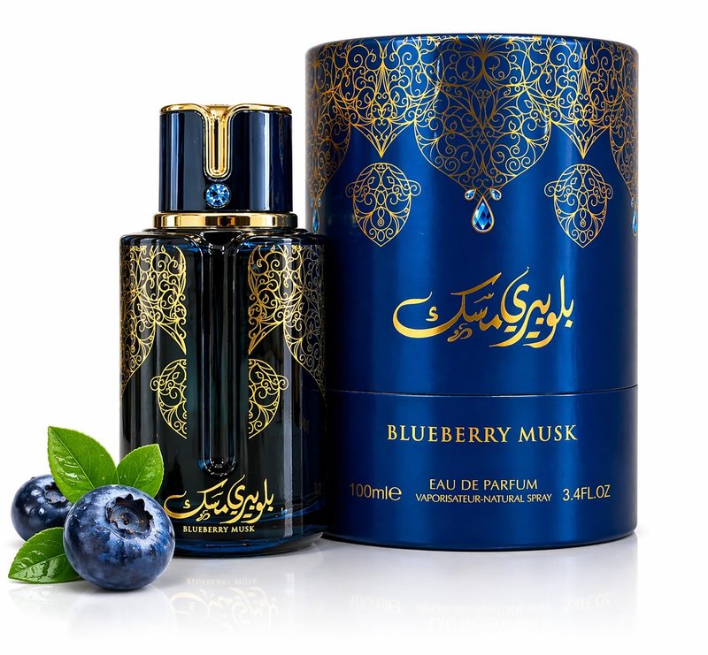 9 O'CLOCK BlueBerry Musk Unisex Perfume, Long Lasting Cologne for Men and Women 3.4 Fl. Oz. Eau de Parfum Natural Spray