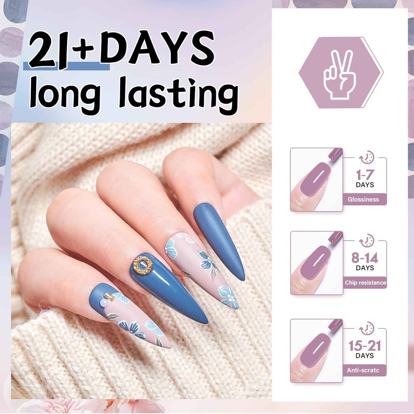 27-Color Gel Nail Polish Kit with UV LED Lamp & 10ML Nail Remover – JEWHITENY
