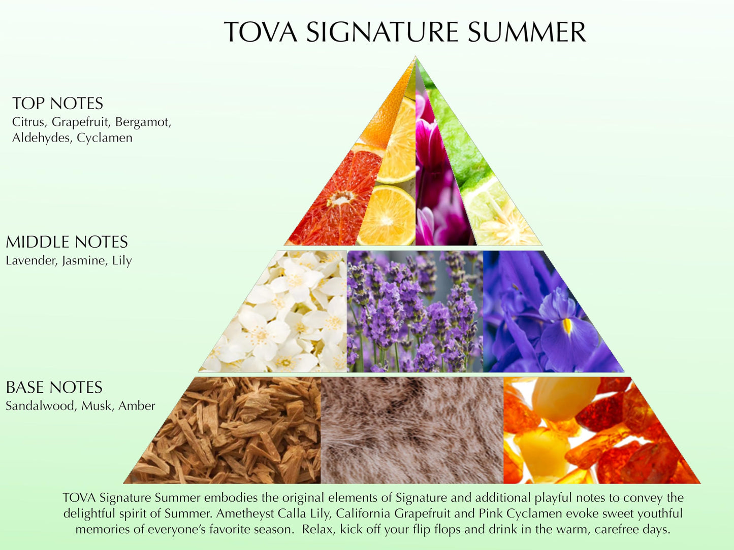 Tova Signature Summer Fragrance Body Mist – Refreshing Fruity Floral Perfume Mist for Women – Grapefruit Calla Lily Amethyst – USA-Made & Cruelty-Free – 8.0 fl oz