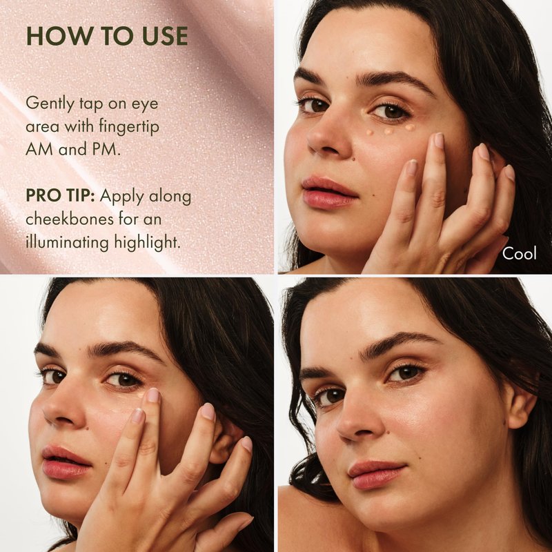 Origins GinZing Brightening Eye Cream with Vitamin C & Niacinamide| Visibly Reduces Dark Circles, Cool, 0.5 Fl Oz
