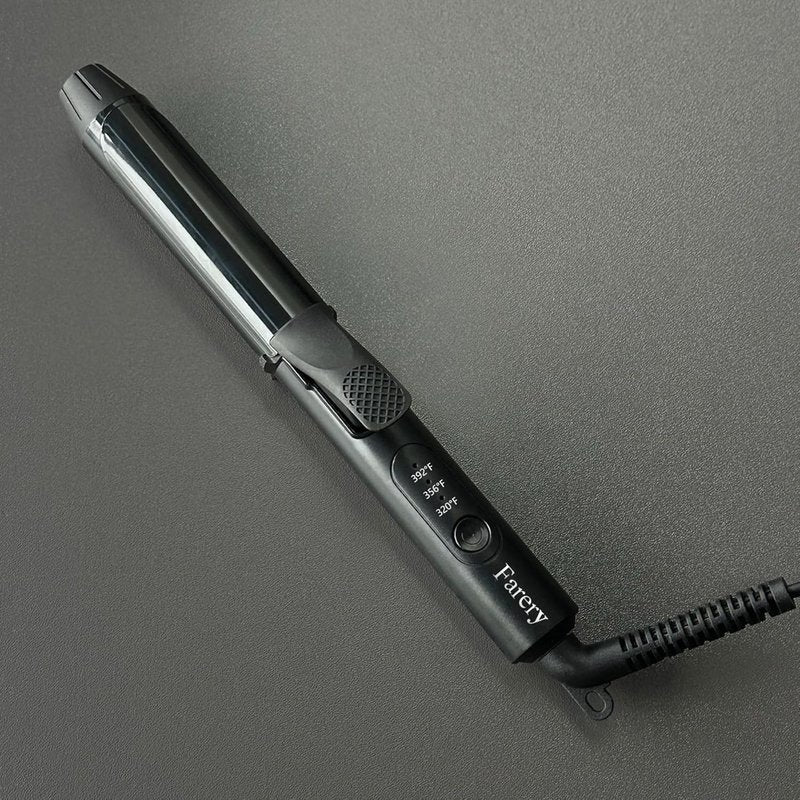 Travel Curling Iron - 1 Inch Mini Ceramic Curler with 3 Temp Settings | Dual Voltage, Auto-Off, Includes Storage Bag