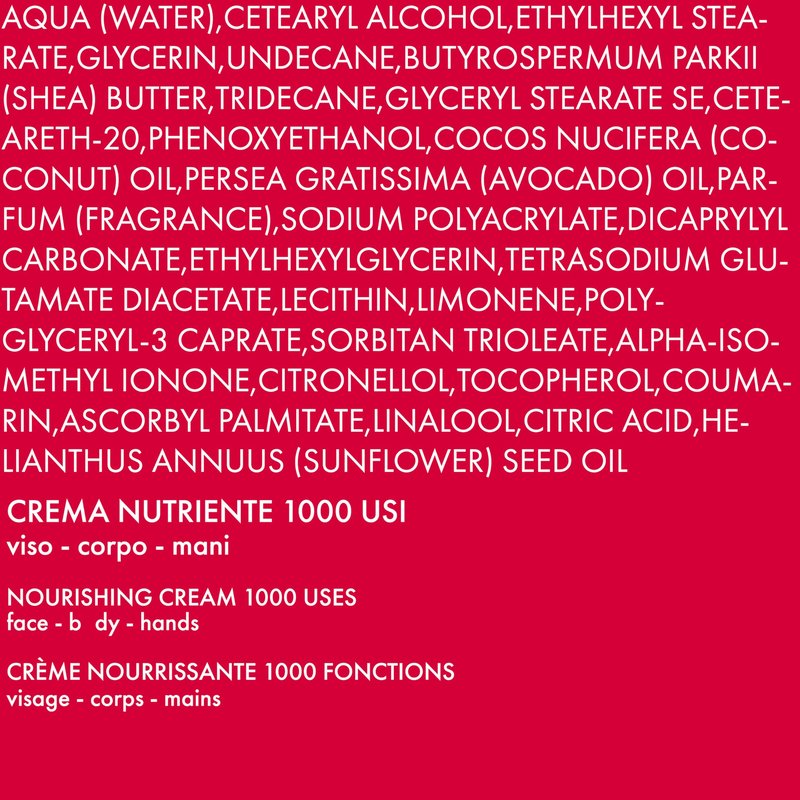 Pupa Milano All in One Nourishing Cream with Avocado and Coconut Oils, Versatile Moisturizer for Dry Skin, Provides Nourishment, Can Be Used All Over Body, Dermatologically Tested, 11.8 oz