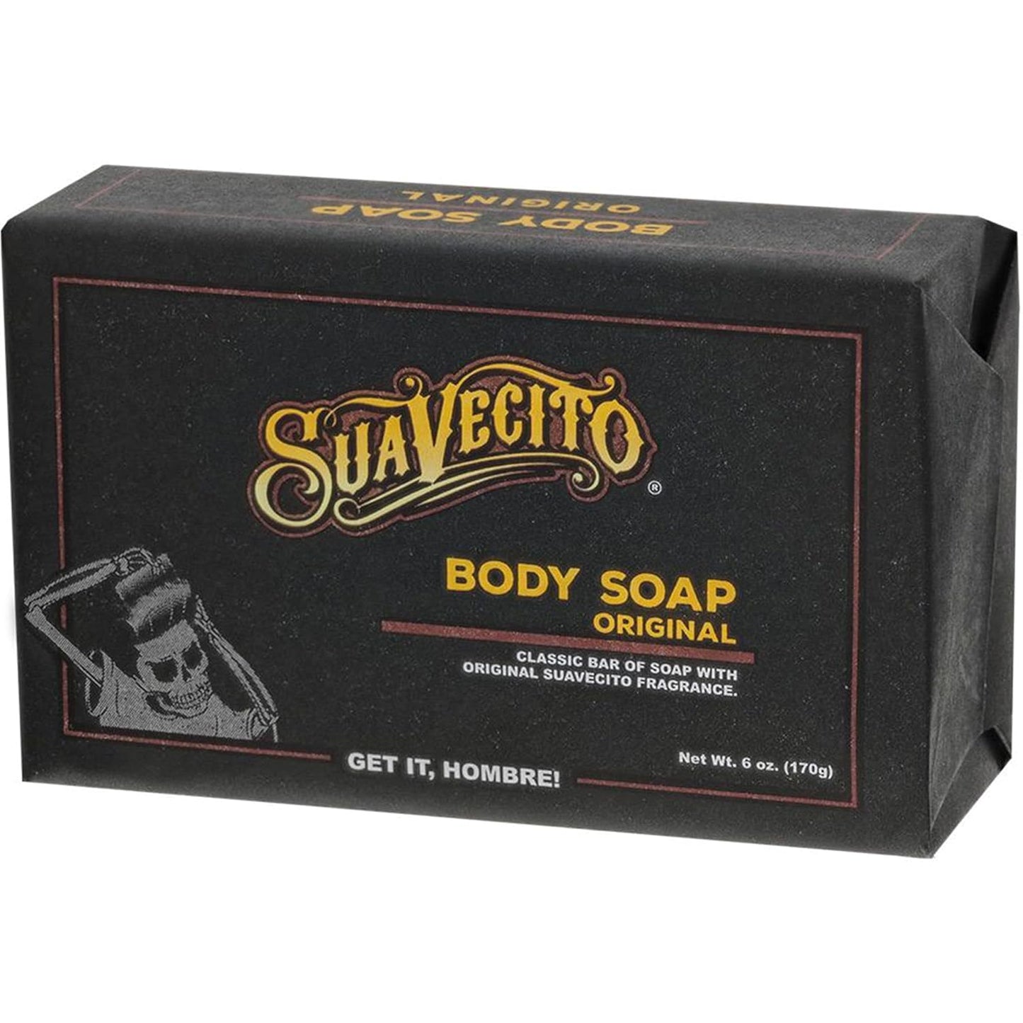Suavecito Hair & Body Essentials Set - 4-Piece Styling Pomade, Shampoo, Conditioner & Soap Bar