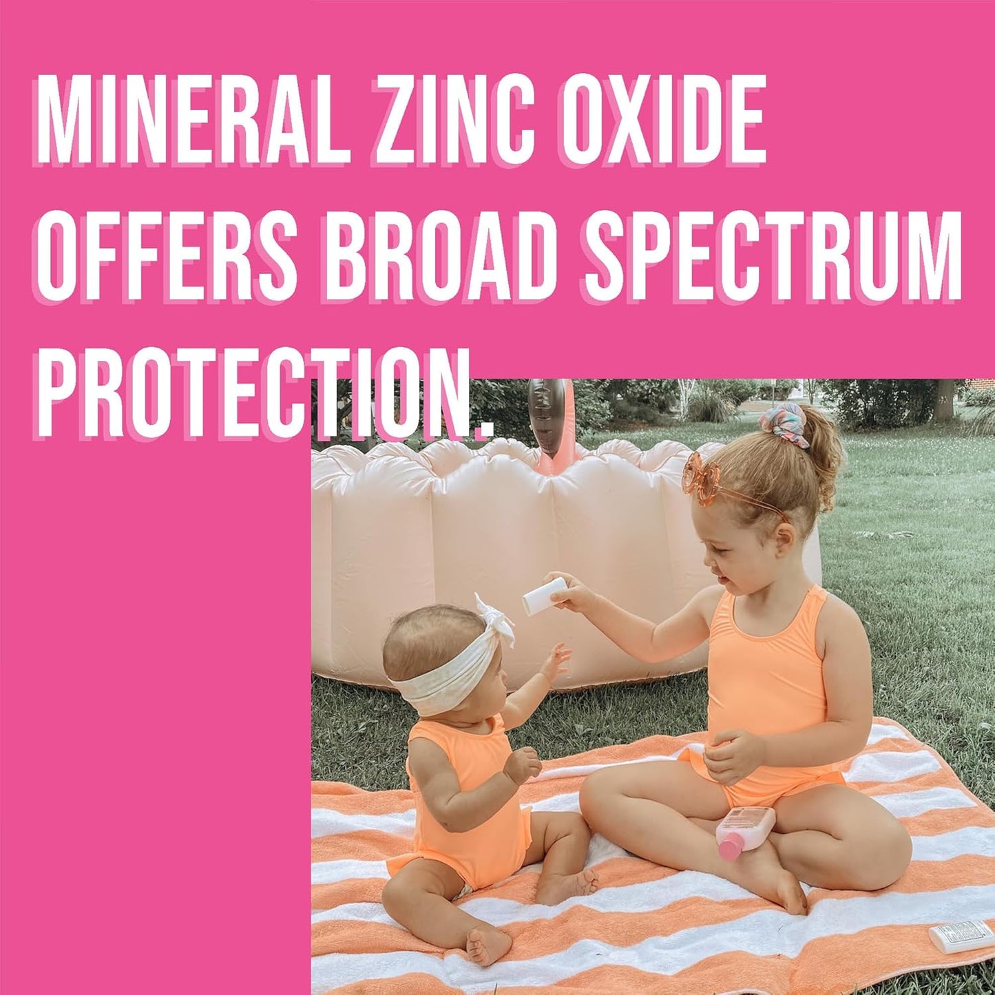 Blue Lizard Baby Mineral Sunscreen Bundle - SPF 50+ Zinc Oxide Protection | 5 oz Tube & Stick