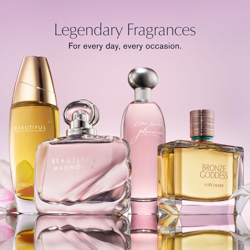 Estée Lauder Beautiful Eau de Parfum Spray with Notes of Rose, Lily, Tuberose & Orange Flower | Perfumes for Women, 3.4 Fl Oz