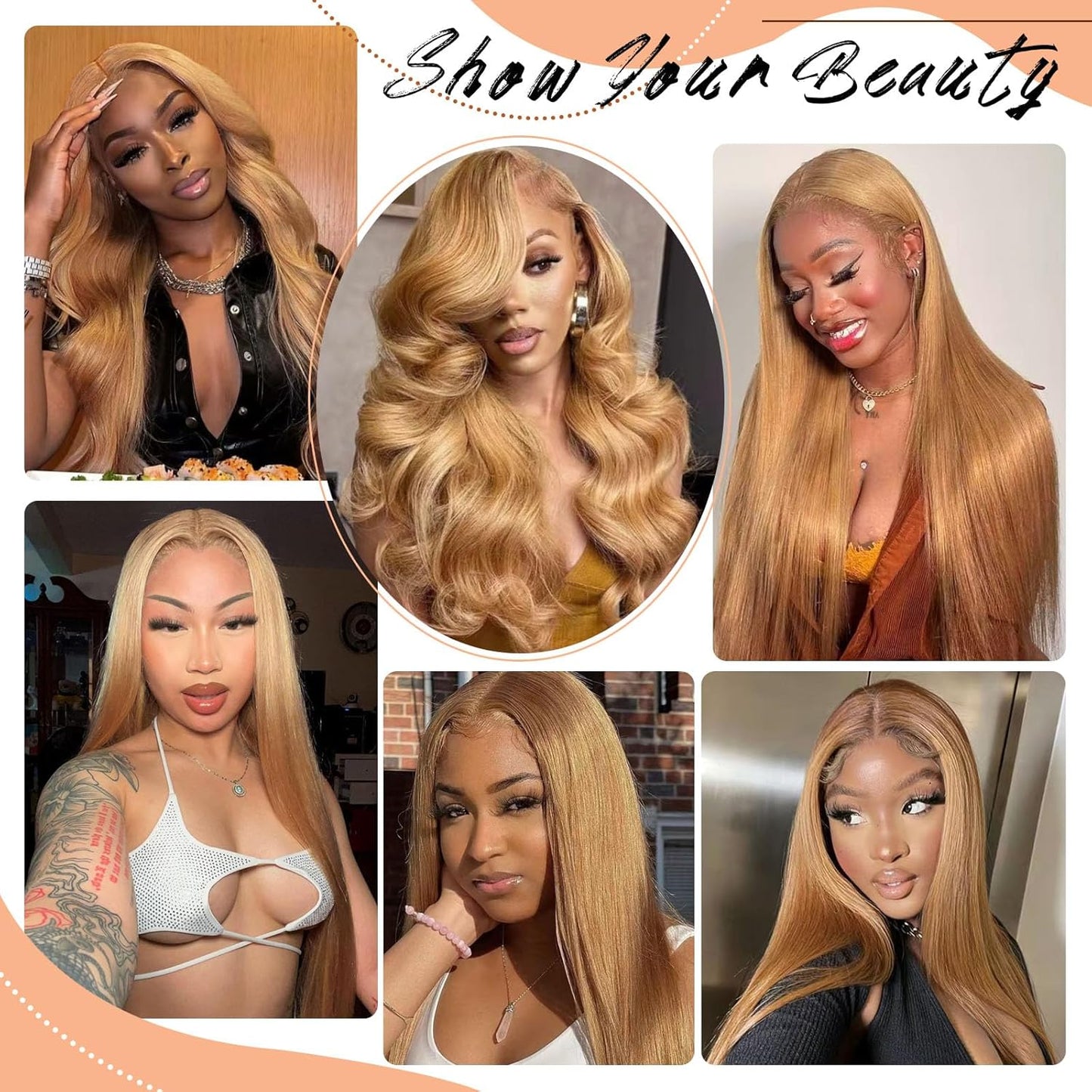 Ijoy 14 Inch Straight Human Hair Bundle - Honey Blonde 10A Brazilian Virgin Hair Extension