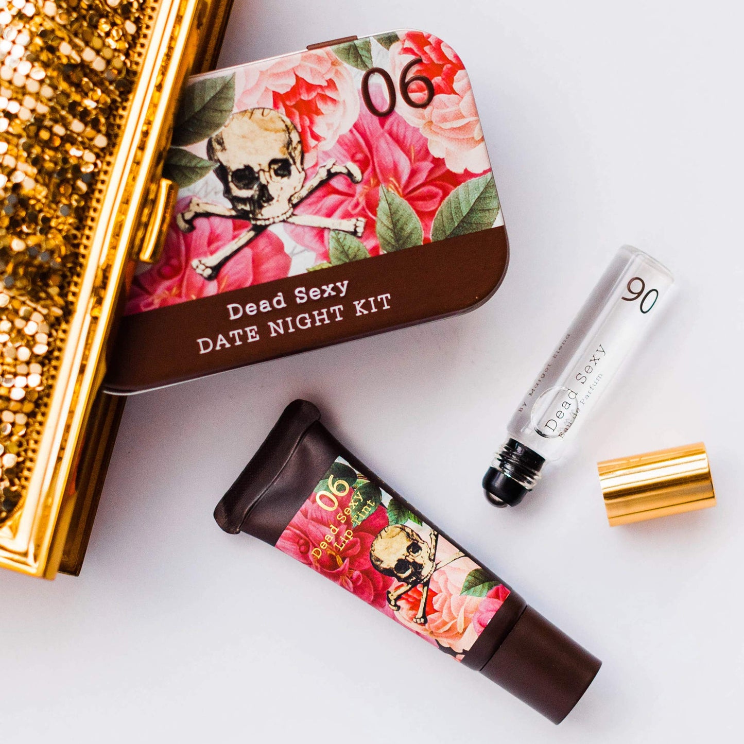 TOKYOMILK Dead Sexy Date Night Kit | Includes Citrus Rose Lip Tint and Dead Sexy Eau de Parfum Mini Rollerball