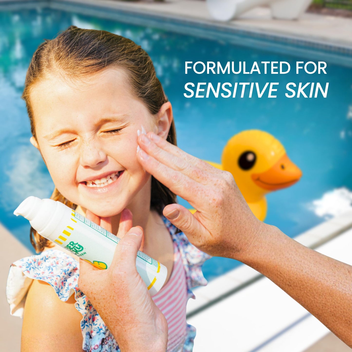 Rubber Ducky Mineral Sunscreen for Kids SPF 50 - Broad Spectrum, Reef Safe, Water Resistant Sunblock - Non-Greasy Kids Sunscreen Spray, Hypoallergenic, with Zinc Oxide, for Face and Body - 3.4 Oz