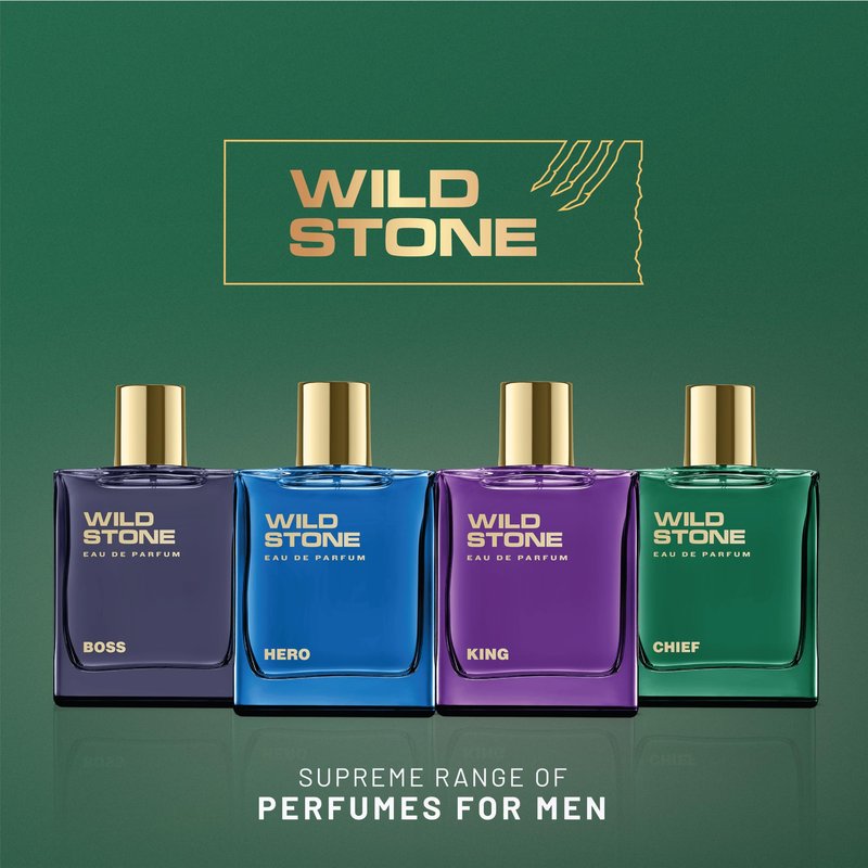 Wild Stone Chief Eau De Parfum | 3.38oz,100 ml | Luxury EDP Perfume for Men | Intense Long Lasting Premium Fragrance | 100% Liquid Scent