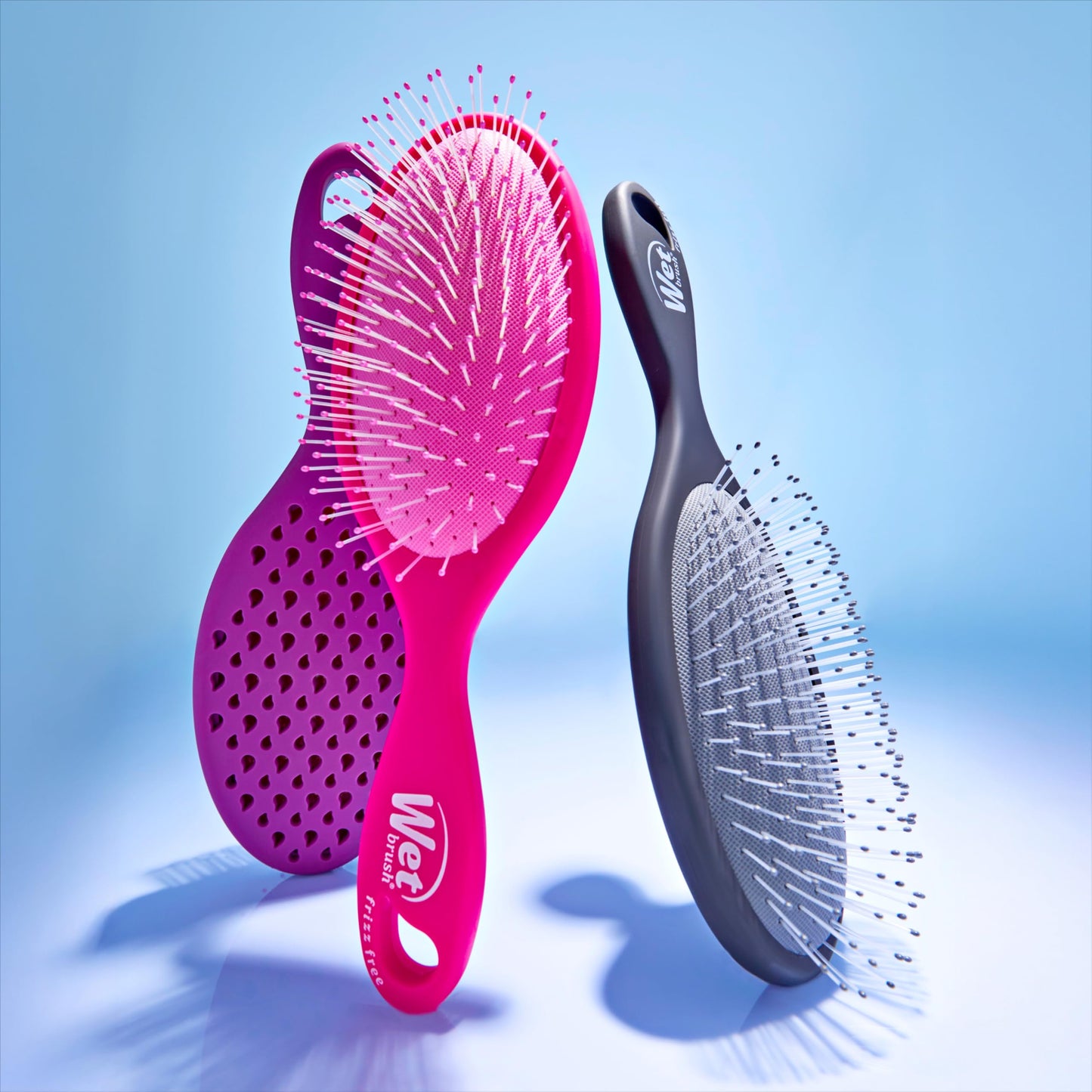 Wet Brush Frizz-Free Detangler Brush with Ionic Technology, Purple, Provides Frizz Control, Reduces Static, and Smooths All Hair Types, Best For Dry Hair, Made for Women, Men & Kids