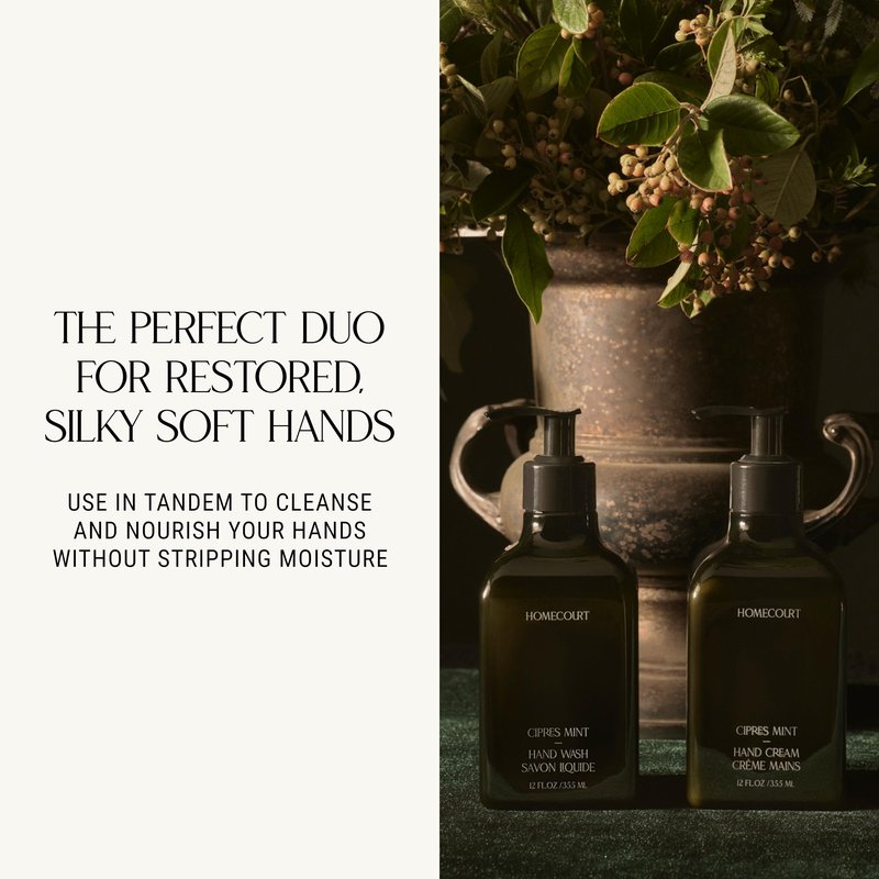 Homecourt Hand Wash, Gently Cleanses & Hydrates, Removes Dirt & Debris Without Irritating Skin, Clean Formula, Mandarin Basile, 12 fl oz, 2.0