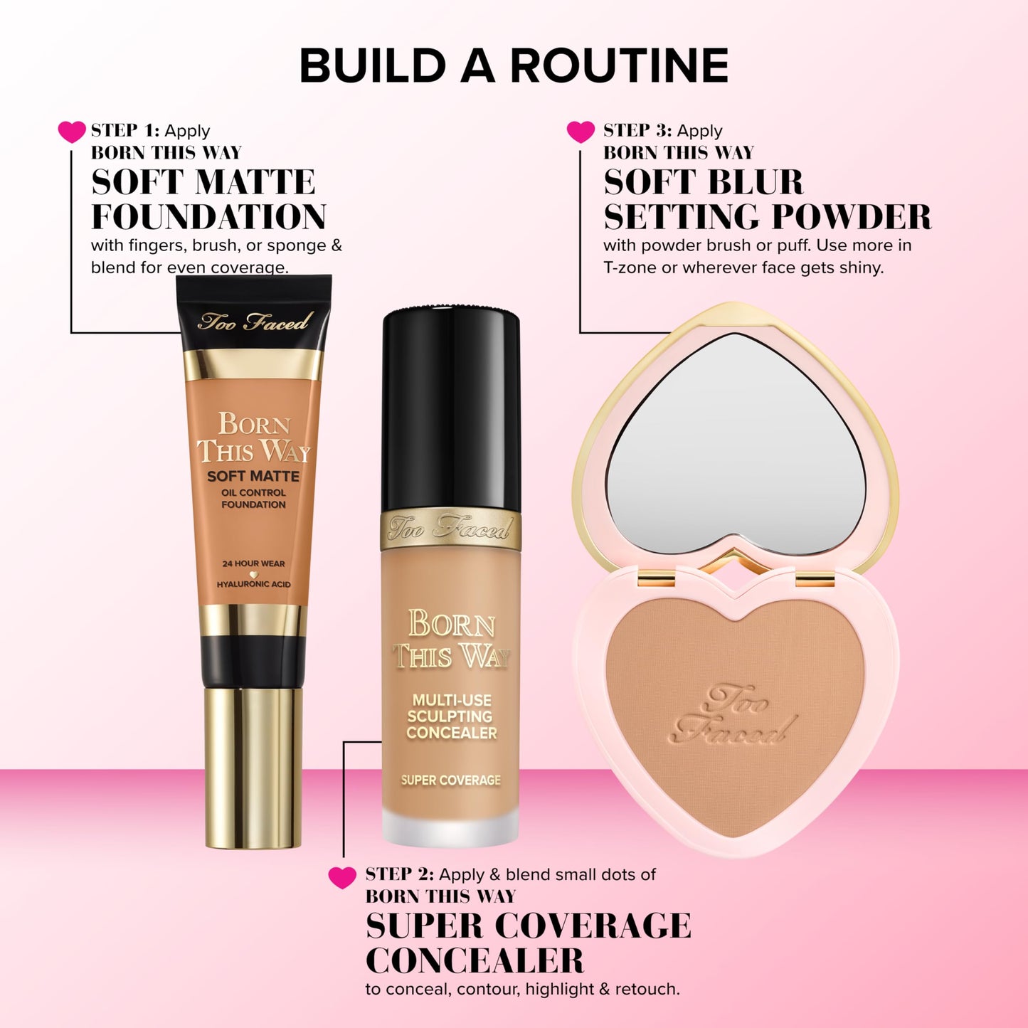 Too Faced Born This Way Super Coverage Multi-Use Concealer | Full-Coverage Hydrating Concealer for Dark Circles & Blemishes with Natural Finish|Hyaluronic Acid & Coconut Water, Light Beige, 0.45 Fl Oz
