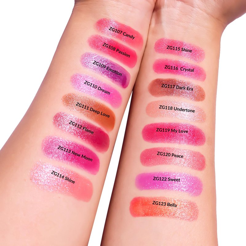 Depuplum Nude Pink Lipstick Moisturizing for Women Shimmer Tinted Lip Balm Hydrate Nourish Lip Gloss Cruelty Free Lip Makeup, ZG114 New Moon