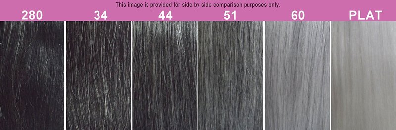 FOXY SALON WEAVE - STRAIGHT08 (Foxy Silver - Weave) - Human Hair Weave in 44