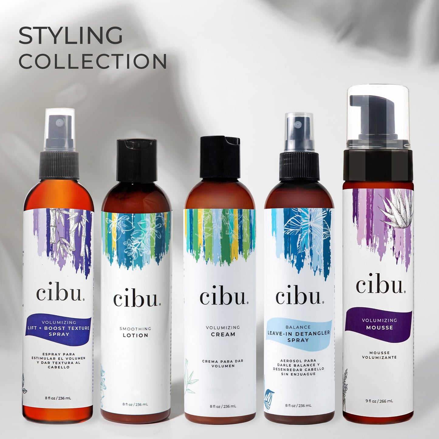 Cibu Smoothing Lotion | Styling Cream for Straightening Hair | At Home Smoothing Treatment | Anti Frizz Creme | Hair Straightener | Flyaway Smoother | 8 Ounces