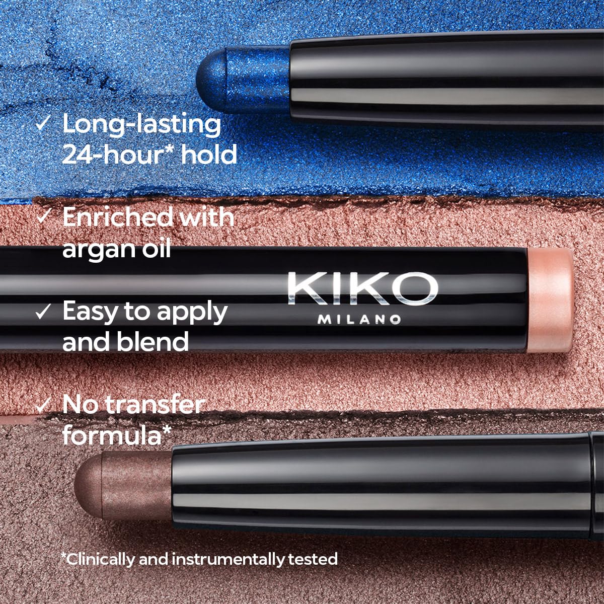 KIKO Milano Long-Lasting Eyeshadow Stick - Creamy Formula for All-Day Wear | Vibrant Color Options