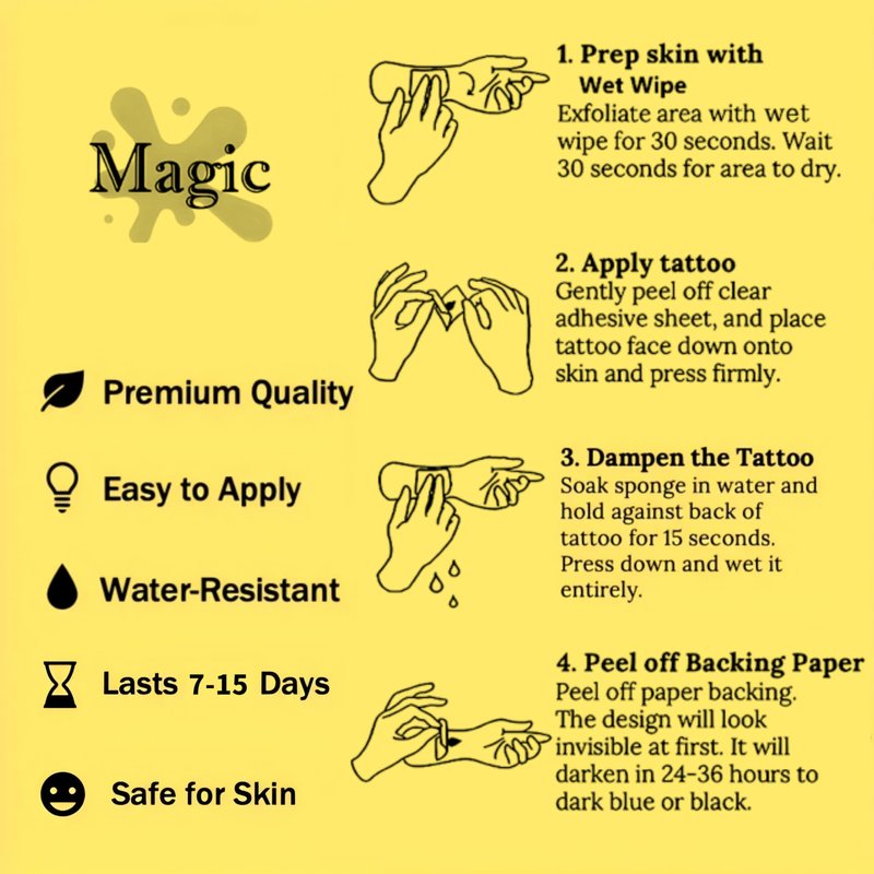 Boldink Semi-permanent Tattoos,Realistic Fake Tattoos,Last 7-15 Days,Waterproof Non-reflective Temporary Tattoo Stickers,Cruelty-free,Uniquely Designed Exquisite Packaging(Dragonfly)