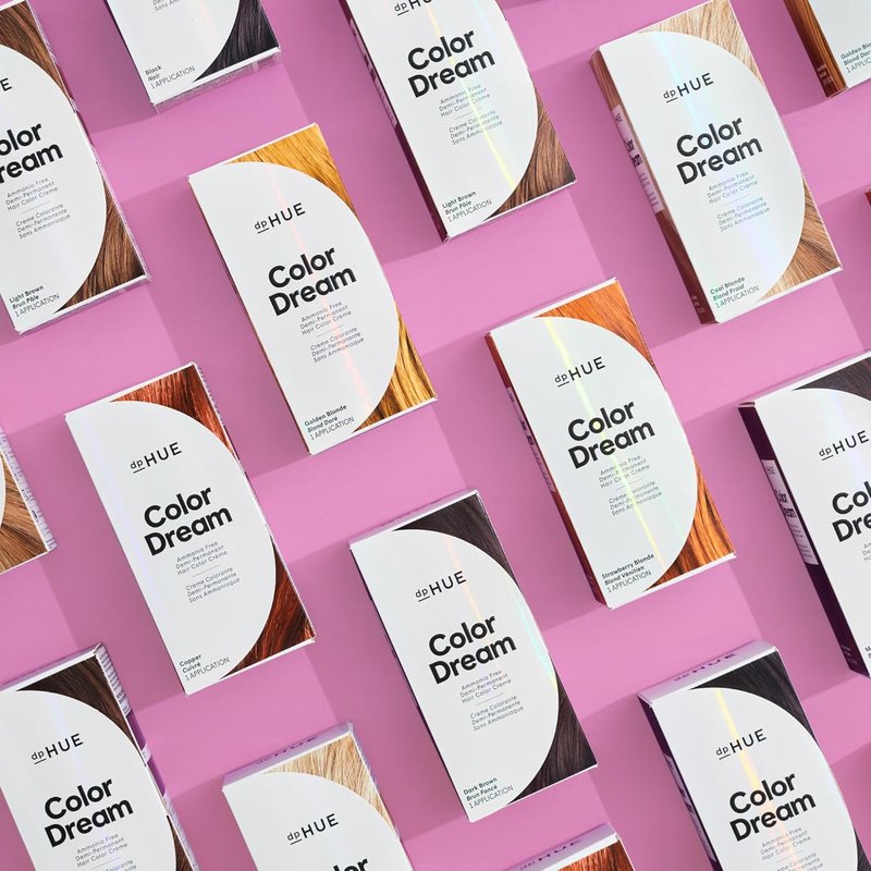 dpHUE Color Dream Dark Brown - Ammonia-Free Demi-Permanent Hair Color | Lasts 16 Washes, Boosts Shine