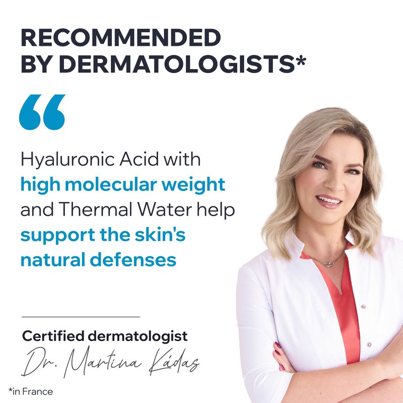 Uriage Thermal Water Essence, Facial Hydration Booster with Hyaluronic Acid & Thermal Water to Moisturize, Brighten and Plump the Skin for 24hrs