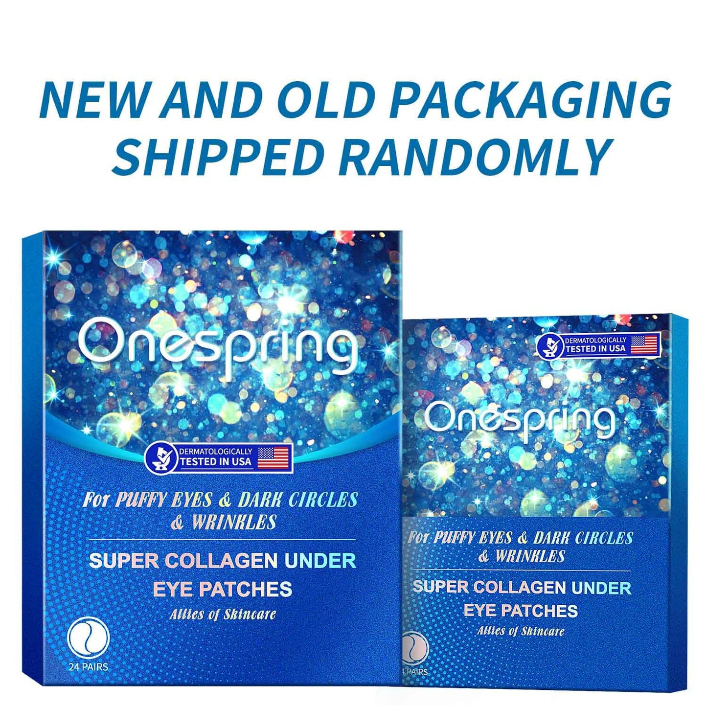 Onespring Eye Masks (48 Pairs) - Bachelorette Party Favors, Collagen Under Eye Patches for Puffy Eyes, Fine Lines and Dark Circles, Spa Party, Bridesmaid, Birthday Gift for Her