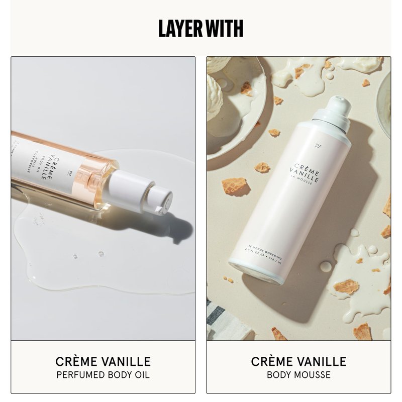 Le Monde Gourmand Crème Vanille Spray Eau de Parfum - Warm Vanilla, Jasmine, Amber Perfume Notes - 1 fl oz (30 ml)