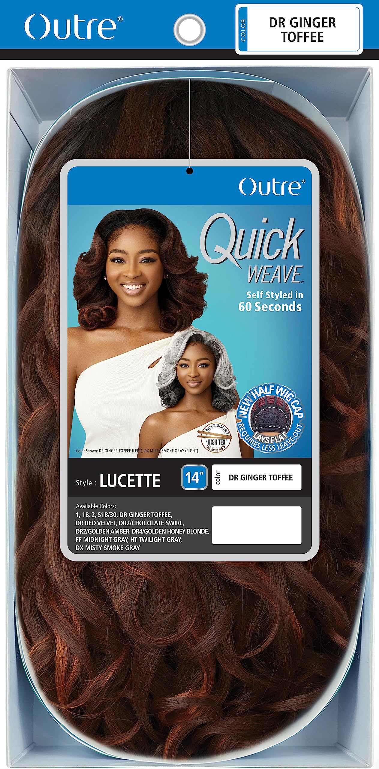 Outre Quick Weave - Lucette (OFF BLACK 1B)