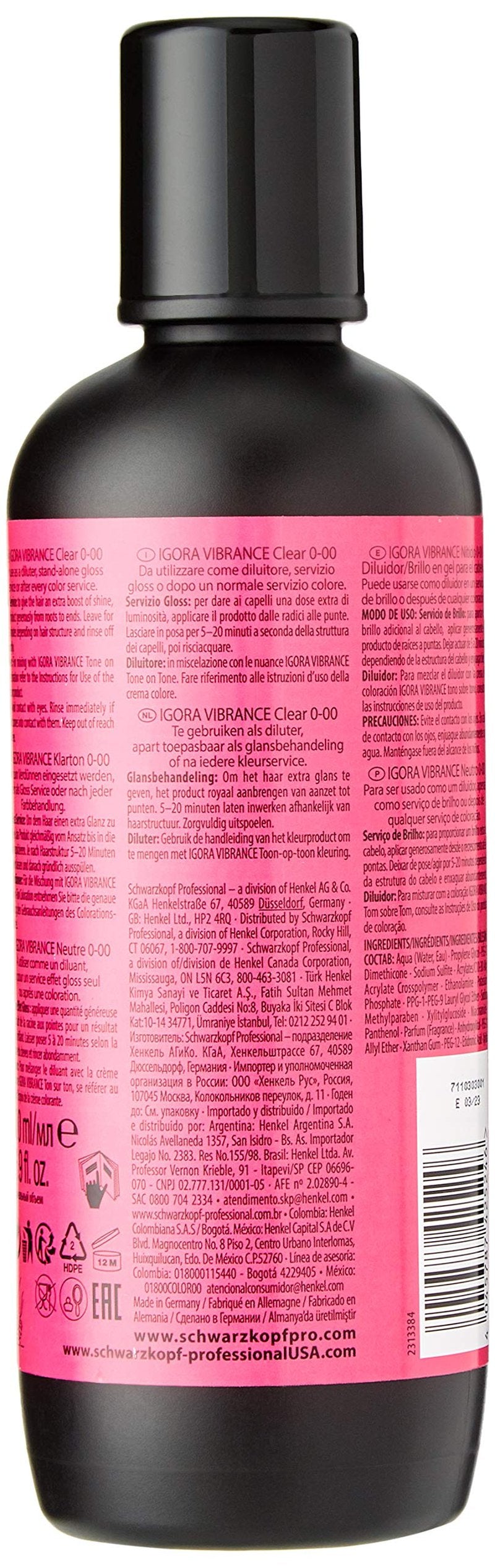 Igora Vibrance Clear 0-00 500Ml