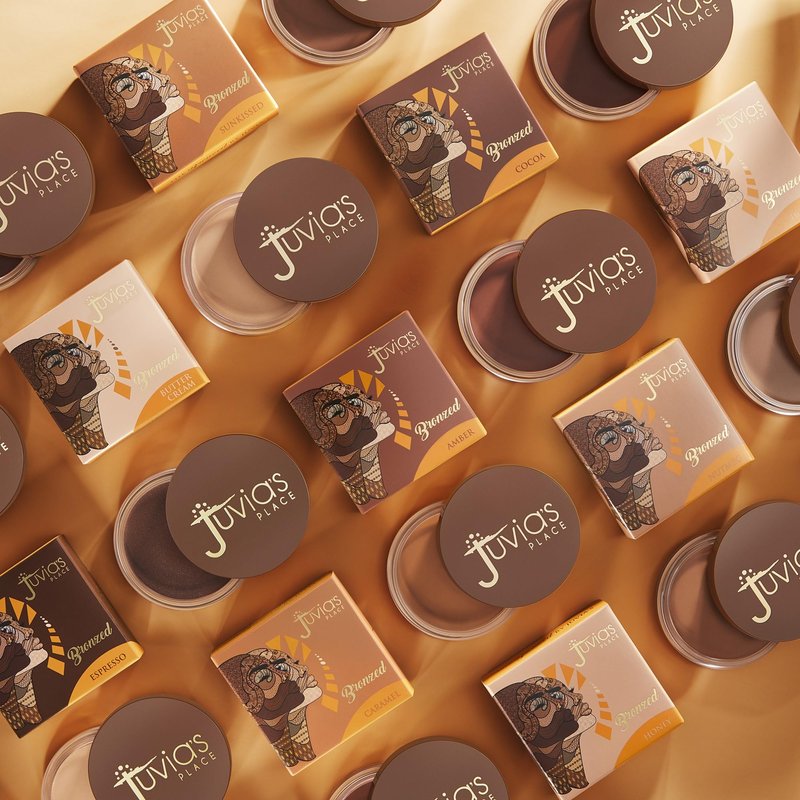 Juvia's Place Bronzed Cream Bronzer - Buttercream - Smooth Cream Bronzer Pot for Sun-Kissed Glow & Warmth, Buildable & Blendable Makeup Contour with Long-Lasting Matte Shimmer Finish, Highly Pigmented
