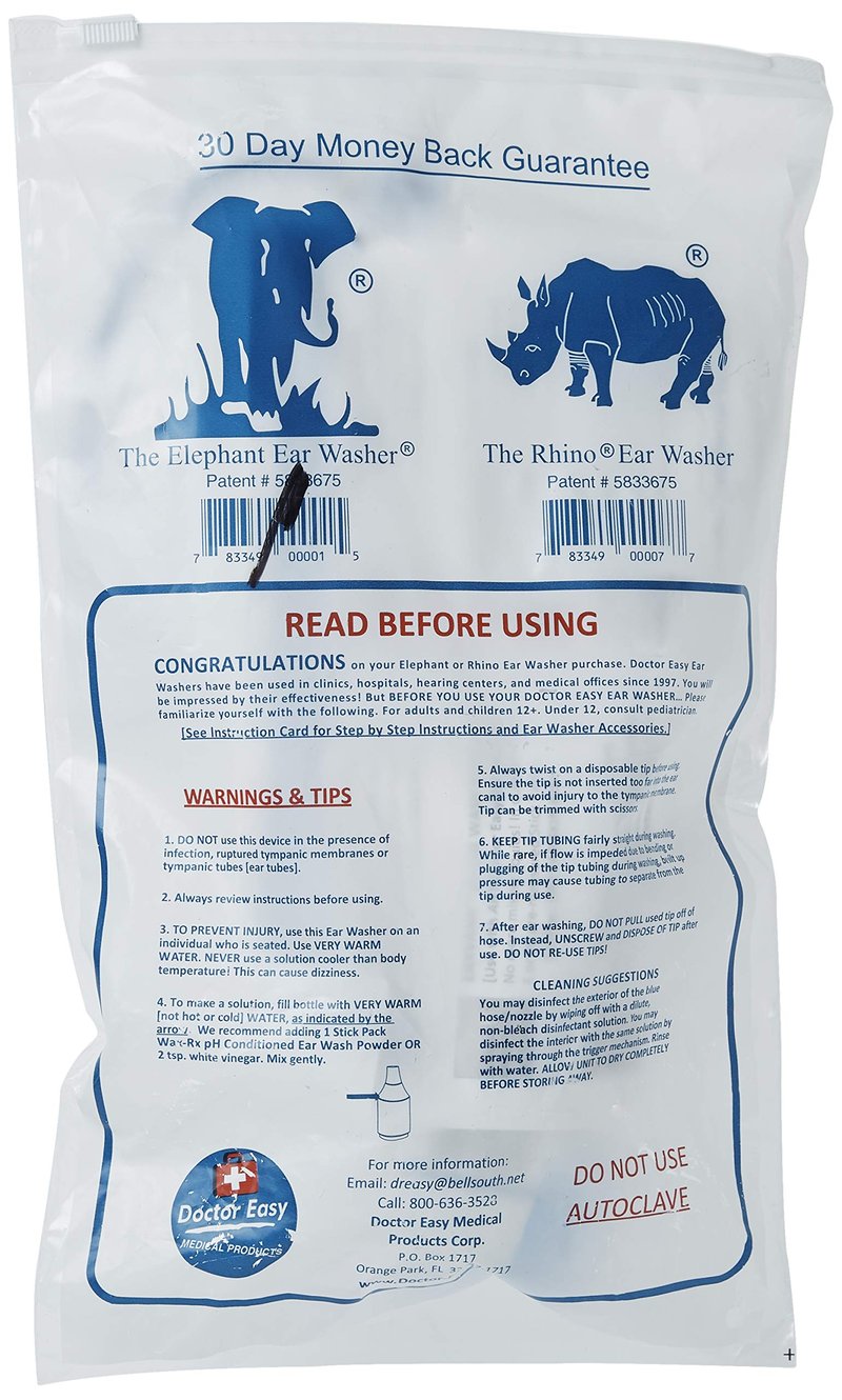 Doctor Easy Rhino Ear Washer Bottle System By Doctor Easy, 4 Ounce