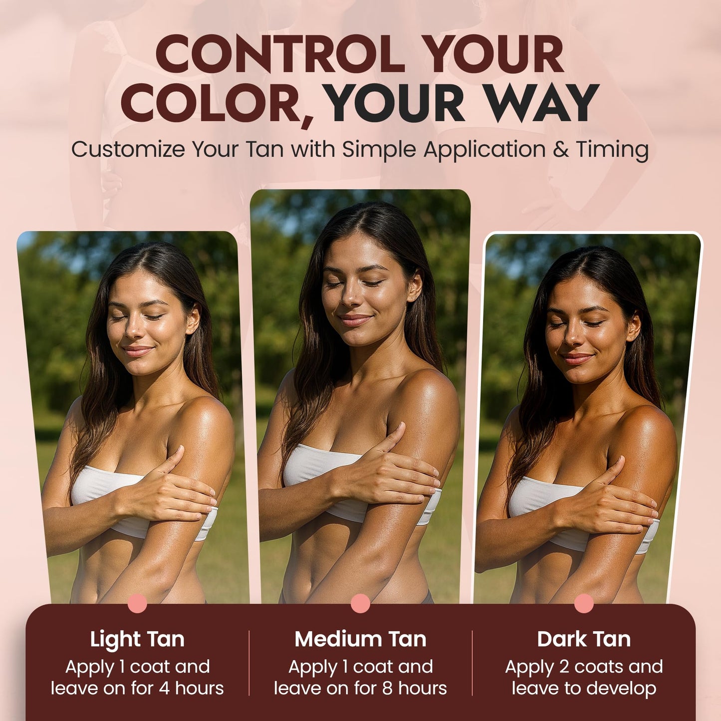 BaeBlu - Sinless Tahitian Self Tan Lotion - Sunless Tanning Lotion with Hydrating Monoi de Tahiti & Coconut Oils for Streak-Free, Golden Tan - No Orange, No Synthetic Fragrance - Vegan & Cruelty-Free