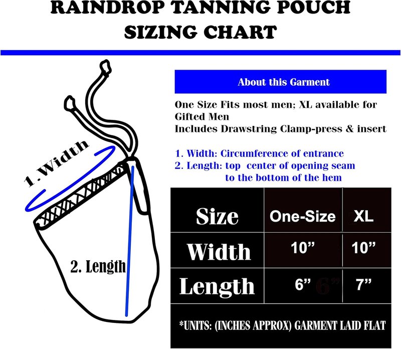 Men's Tanning Pouch - Sun Protection Tanning Cover for Ultimate Comfort & Style