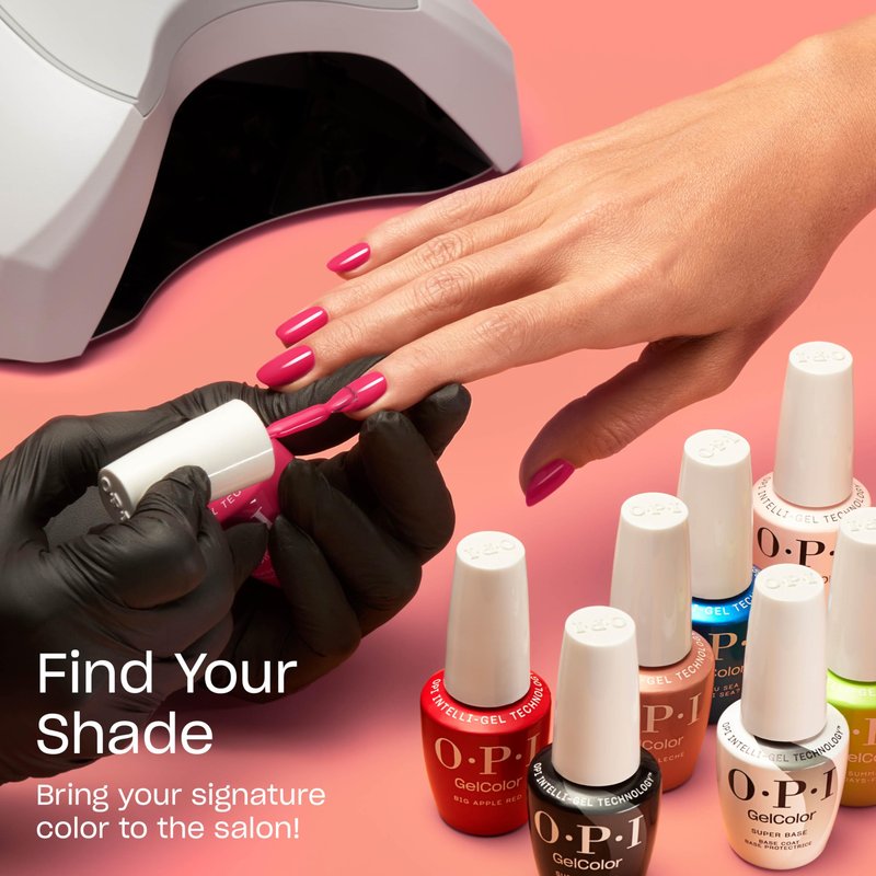 OPI GelColor OPI’m Frosted | Semi-Sheer Soft Cool Holographic Silver Shimmer LED Cure Gel Nail Polish | Salon-Quality Shine, Long-Lasting Wear | 0.5 Fl Oz | Good Enough to Treat | Holiday 2025