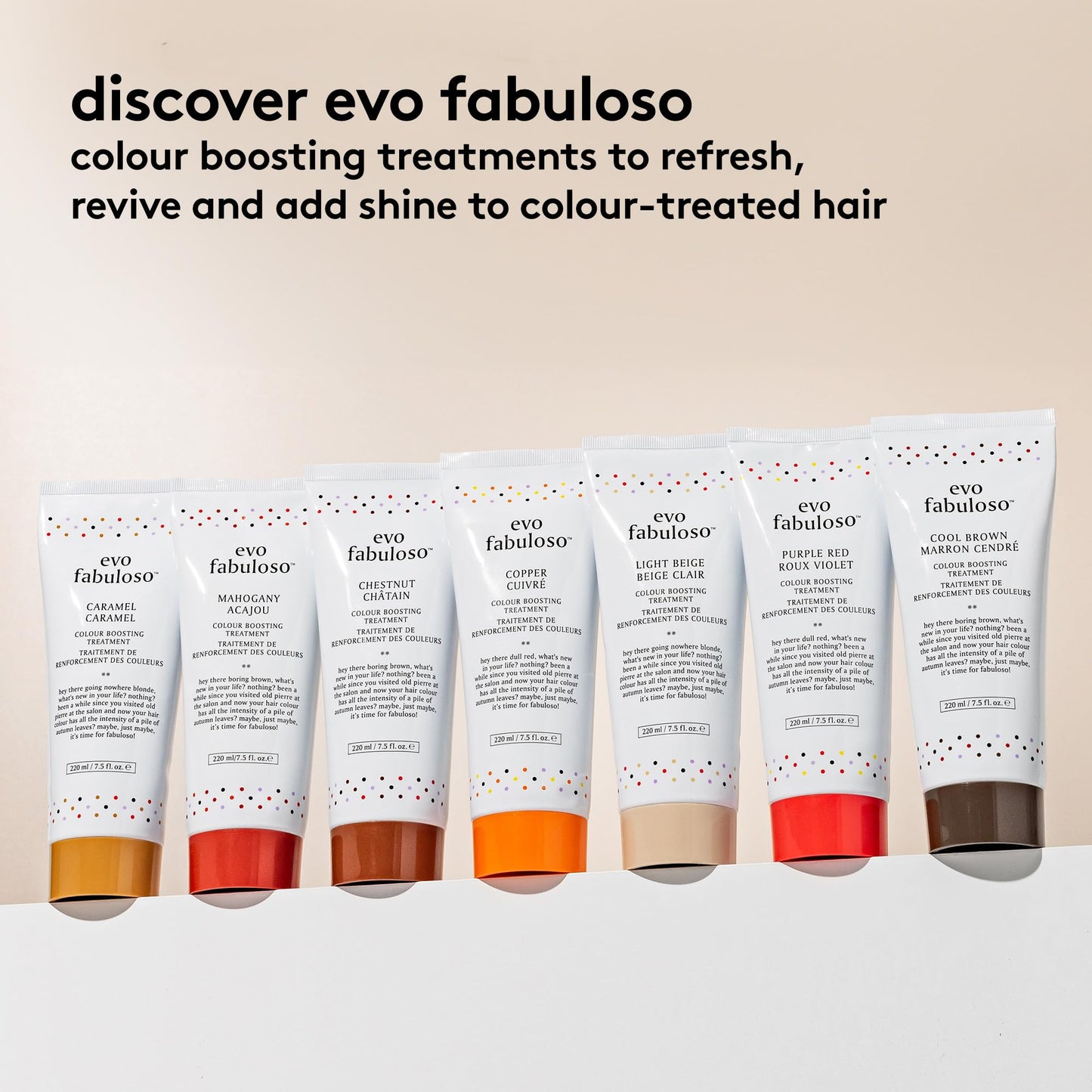 EVO Fabuloso Caramel Color Depositing Conditioner for Blonde Hair - Tones, Nourishes & Adds Shine - 7.4 fl oz