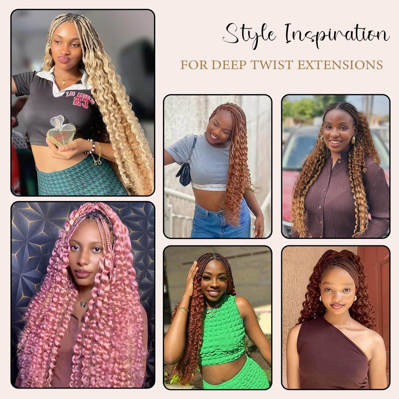 30 Inch Long Goddess Box Braids Crochet Hair for Black Women 7 Packs Box Braids with Curly Ends Pre Looped Wavy Crotchet Braid (1B)