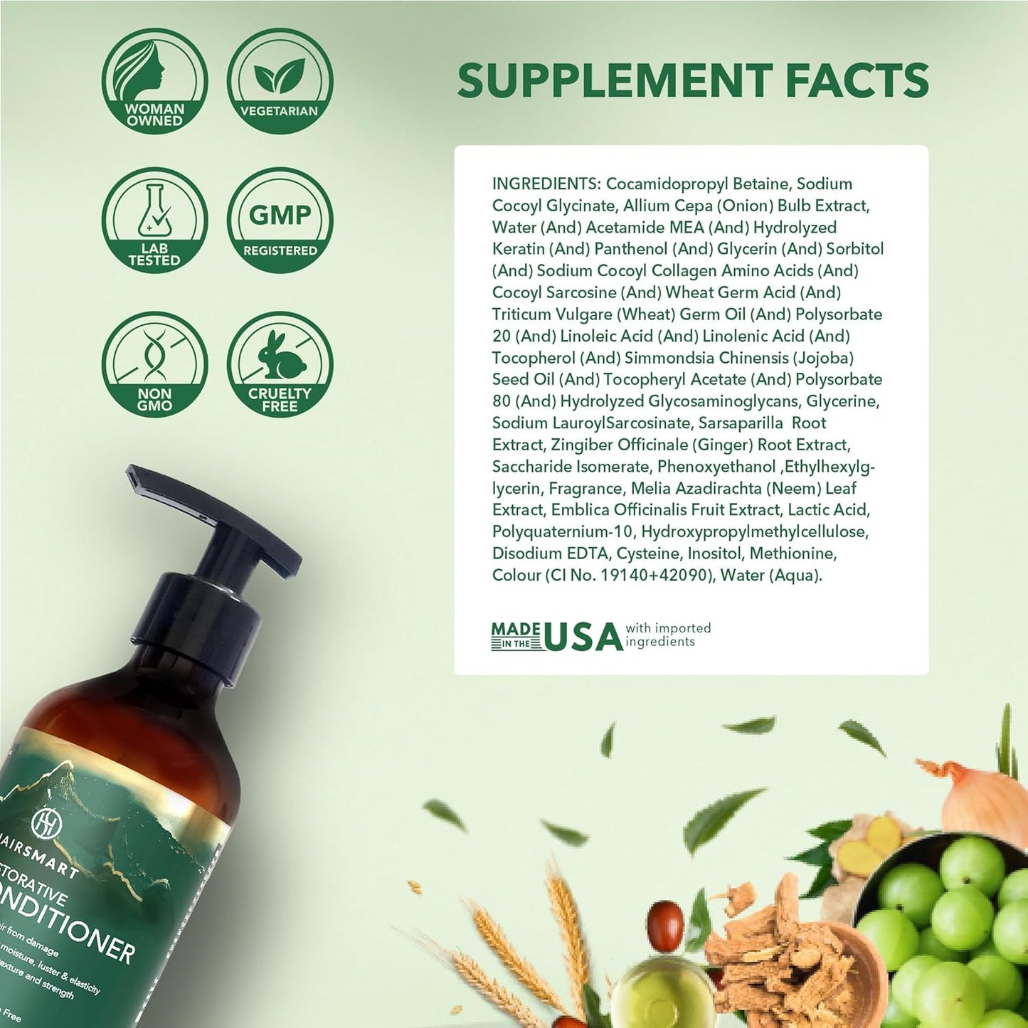 Ayurvedic Deep Conditioner for Dry, Damaged Hair - Volumizing Hair Growth Treatment | 100ml
