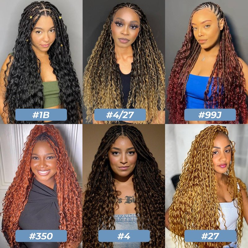 Tuseha Human Braiding Hair for Boho Braids 16 Inch 2 Bundles 100g Boho Hair for Braiding Water Wave Bulk Human Boho Hair for Braiding Curly Human Hair for Boho Knotless Braids (P4,16inch)