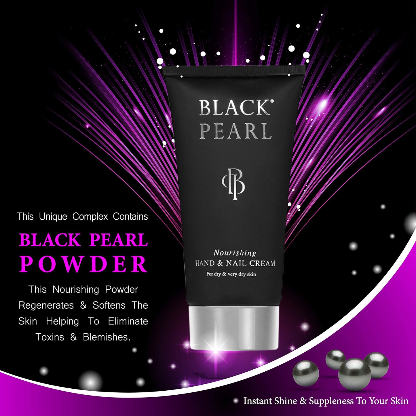 Nourishing Hand and Nail Cream, providing long-term protection for your hands and nails. special combination of pearl powder, seaweed and Dead Sea minerals refines and protects the skin of your hands.