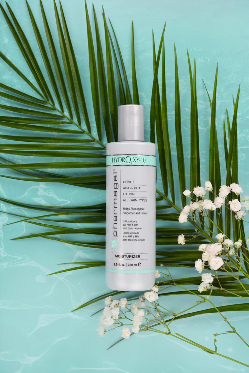 Pharmagel Hydro2 Xy 10 Lifting and Firming Concentrate Moisturizer | AHA and BHA Facial and Body Lotion | Rapid Absorption with Stabilized Oxygen - 8.5 fl. oz.