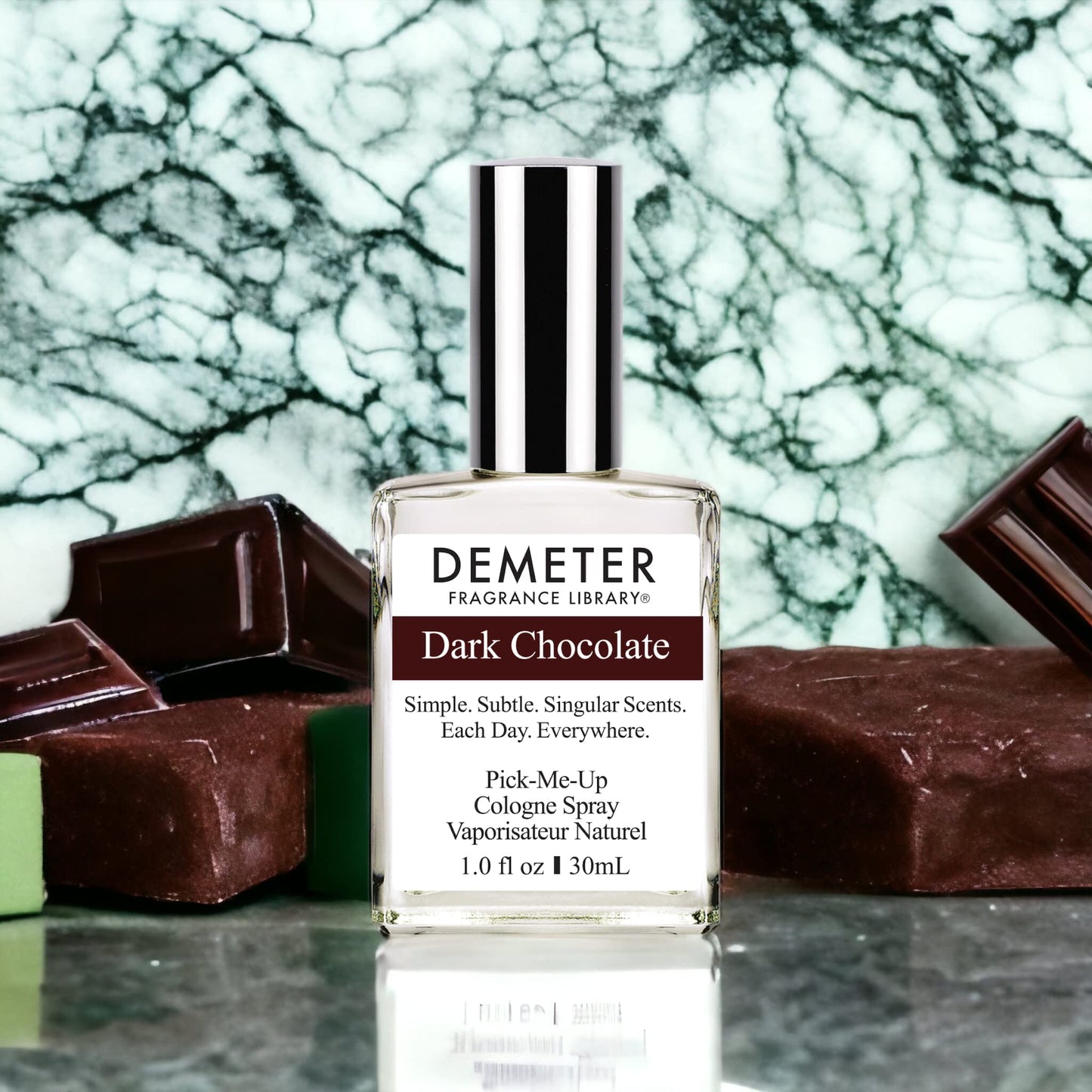 DEMETER Natural Perfume Spray Cologne for Women and Men, Dark Chocolate, 1 oz