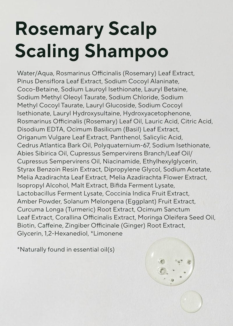 AROMATICA Rosemary Scalp Shampoo - Natural Hair Growth Formula with Rosemary Oil | Sulfate-Free, 13.53 oz (2 Pack)