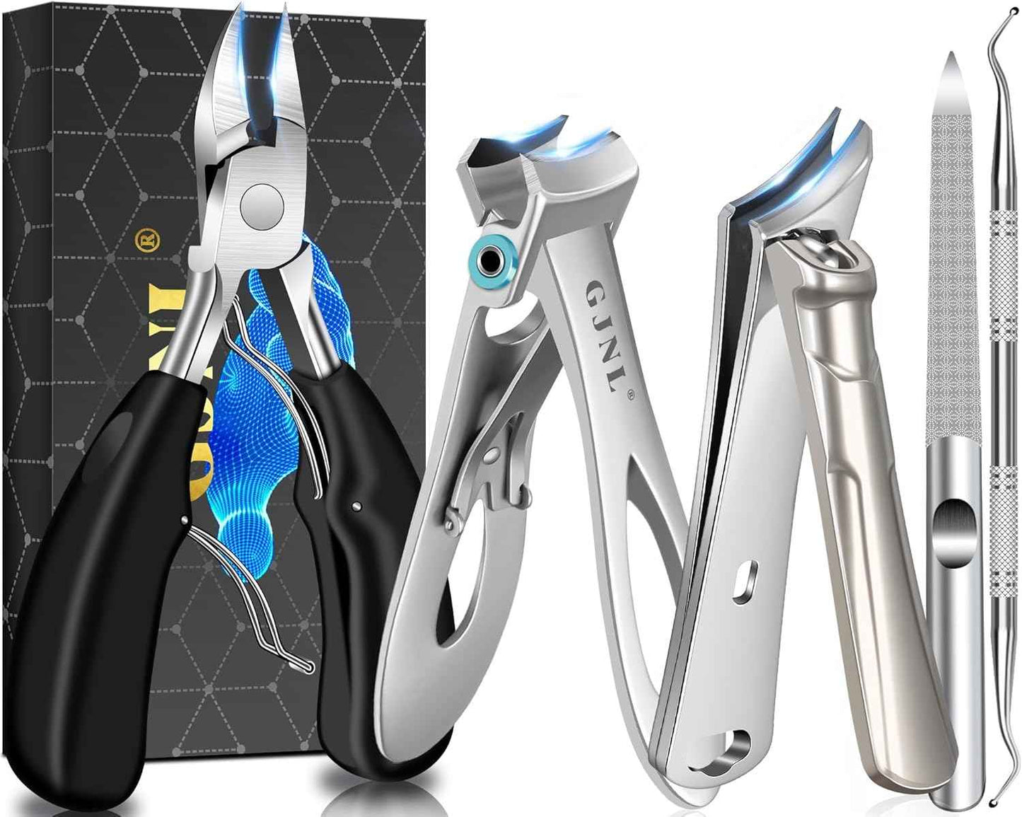 Professional Toenail Clippers for Seniors - Heavy Duty Nail Care for Thick Toenails