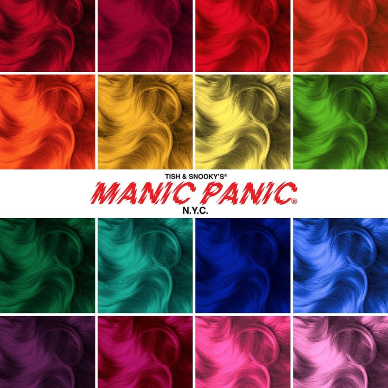MANIC PANIC Classic Voodoo Blue Semi Permanent Hair Color - Dark Greenish Blue Hair Dye for Women & Men That Lasts 4-6 Weeks - Vegan, Ammonia & Cruelty-Free - Create & Mix Custom Shades (4oz / 2pk)