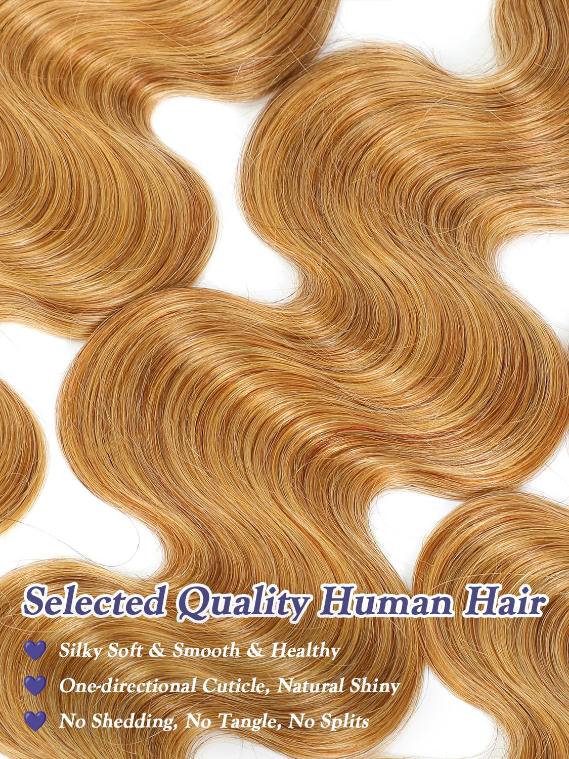 Two Tone Color T1B/30 Ombre Honey Brown Human Hair Bundles Body Wave, #T30 Ombre Light Auburn Brown Loose Wave Sew In Quick Weave Hair Tracks, 12A 100% Unprocessed Raw Brazilian Virgin Hair 12 Inch