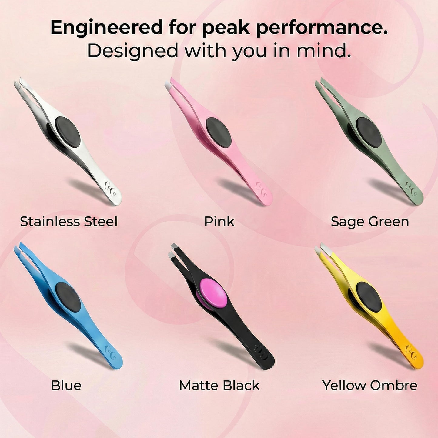 Coco’s Closet Tweezer for Eyebrows – Surgical grade Stainless Steel Slant Silver Tweezer - Precision for Ingrown Hair Removal