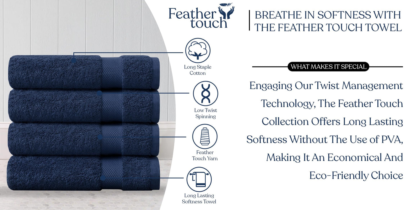 Delara Organic Cotton Luxuriously Plush Washcloths Pack of 6 | GOTS & Oeko-TEX Certified | Premium Quality Face Towels | Feather Touch Technology|650 GSM Long Staple|Soft, Quick Dry & Ultra-Absorbent